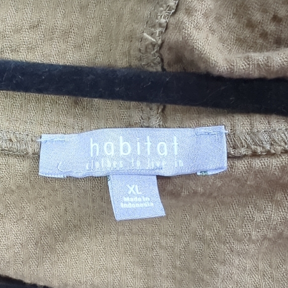 Habitat Olive/Army Green Corduroy Hooded Swing Jacket. Sz XL - Picture 3 of 6